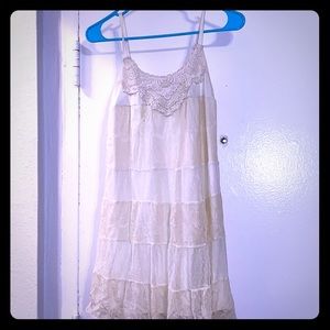 Bohemian Lace Mini Dress